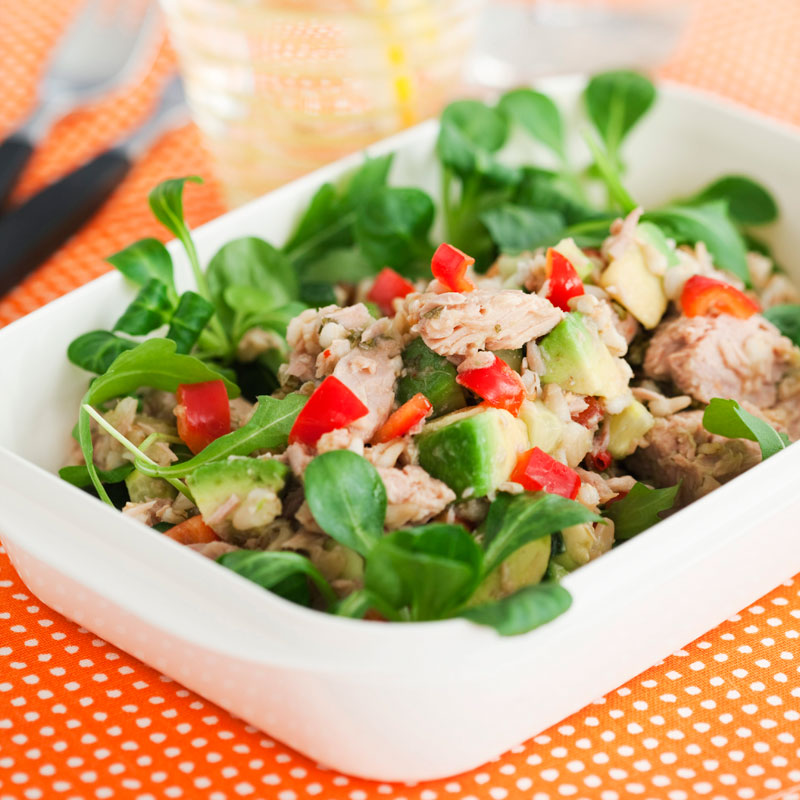 Tonfisksallad med mynta