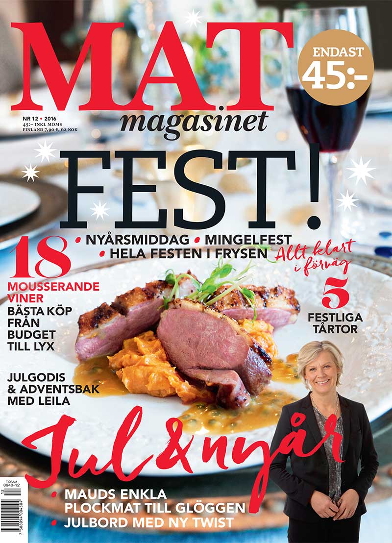 Nu finns Matmagasinets sprakande nyårsnummer i butik