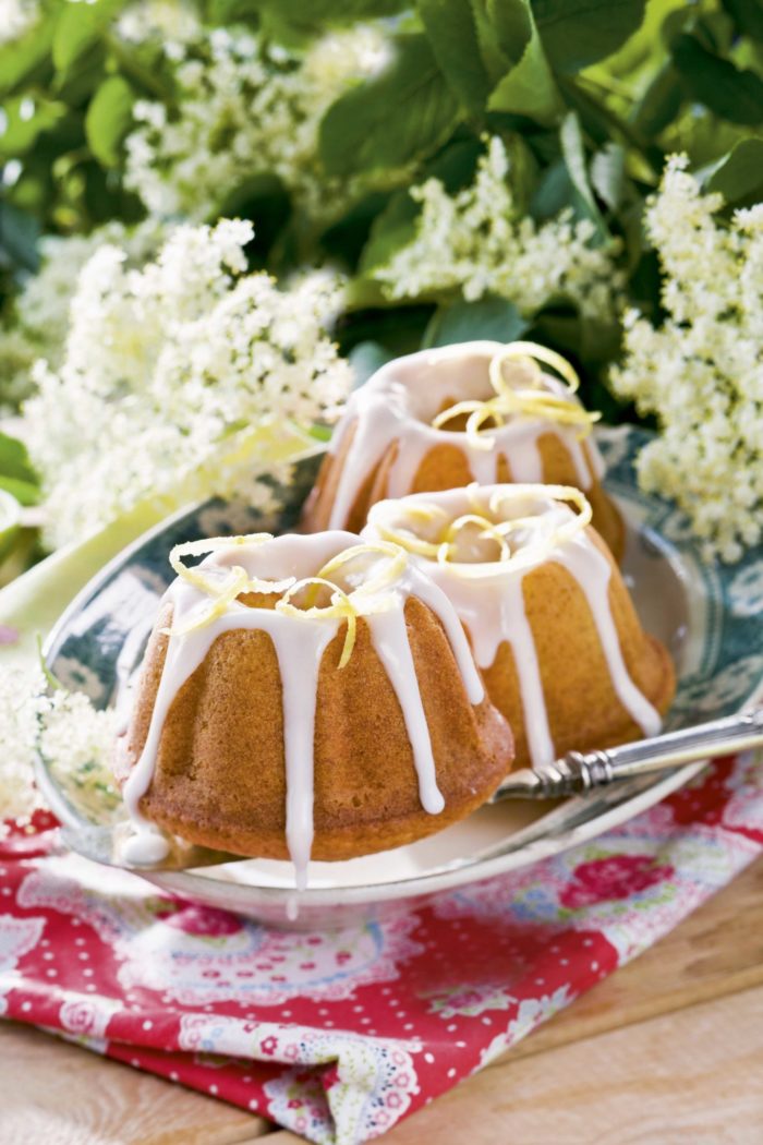Flädermuffins med frisk glasyr