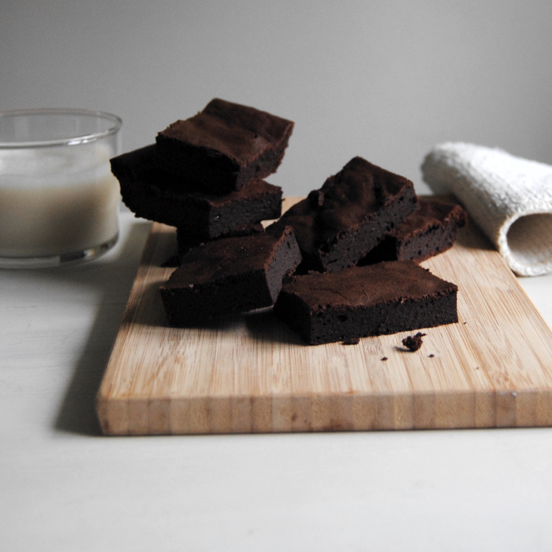 Fudge brownies. Foto och recept: Sofia Henriksson