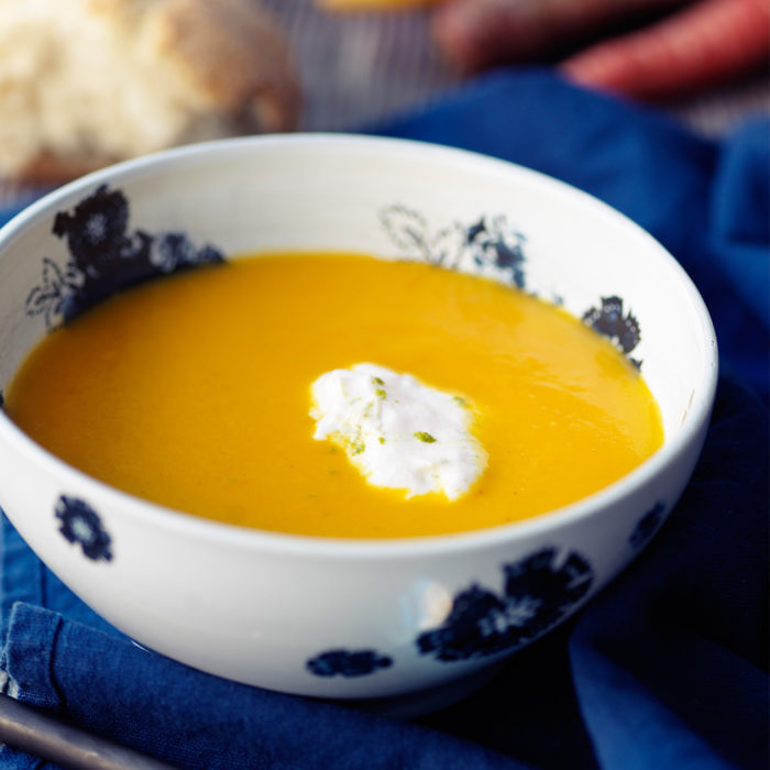 Recept morotssoppa med ingefära